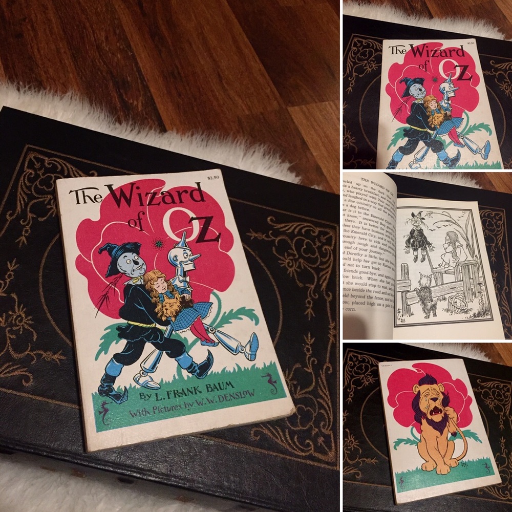 Vintage 50s Wizard of Oz Book